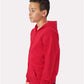 Gildan 18600B Youth Heavy Blend? Full-Zip Hooded Sweatshirt - Side view