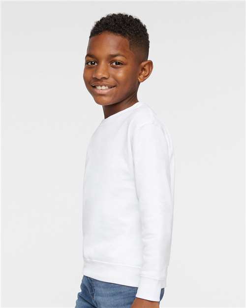 Rabbit Skins 3317 Toddler Fleece Crewneck Sweatshirt - Side view