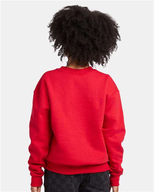 Hanes P360 Youth EcoSmart? Crewneck Sweatshirt - Back view
