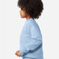 Hanes P360 Youth EcoSmart? Crewneck Sweatshirt - Side view