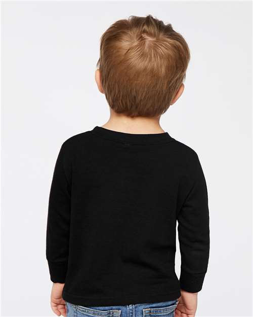 Rabbit Skins 3311 Youth Cotton Long Sleeve Tee - Back view