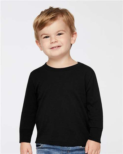 Rabbit Skins 3311 Youth Cotton Long Sleeve Tee - Front view