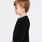 Rabbit Skins 3311 Youth Cotton Long Sleeve Tee - Side view