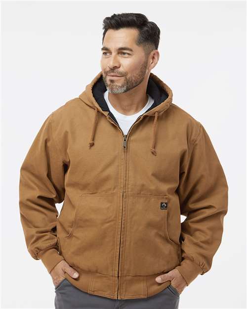 DRI DUCK 5020 Poplin Cook Shirt with Gripper Closures - Front view