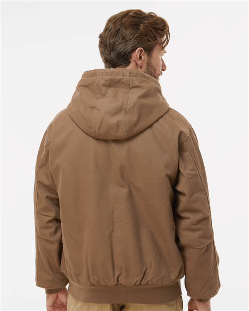 DRI DUCK 5020 Poplin Cook Shirt with Gripper Closures - Back view
