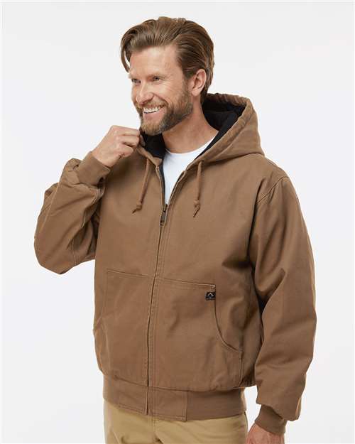 DRI DUCK 5020 Poplin Cook Shirt with Gripper Closures - Side view