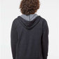 Independent Trading Co. AFX90UNZ Unisex Lightweight Full-Zip Hooded Sweatshirt - Back view