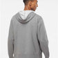 Independent Trading Co. AFX90UNZ Unisex Lightweight Full-Zip Hooded Sweatshirt - Back view