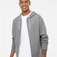 Independent Trading Co. AFX90UNZ Unisex Lightweight Full-Zip Hooded Sweatshirt - Front view