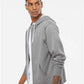 Independent Trading Co. AFX90UNZ Unisex Lightweight Full-Zip Hooded Sweatshirt - Side view
