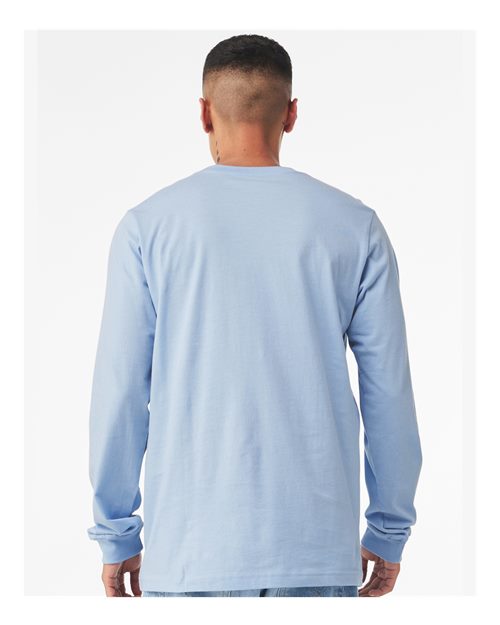BELLA  CANVAS 3501 Unisex Jersey Long Sleeve Tee - Back view