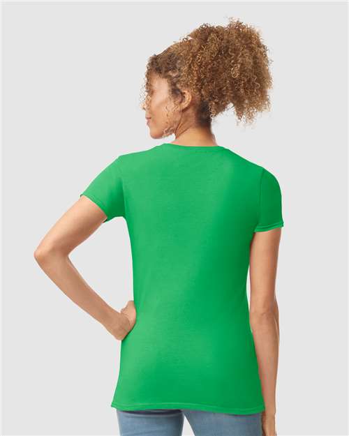 Gildan 64000L Women's Softstyle? T-Shirt - Back view
