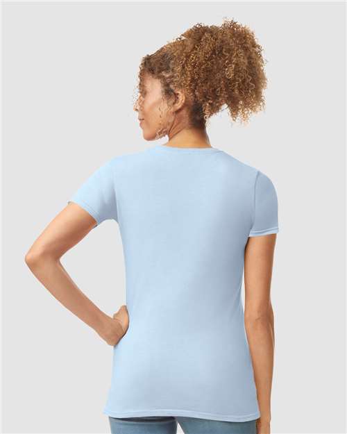Gildan 64000L Women's Softstyle? T-Shirt - Back view