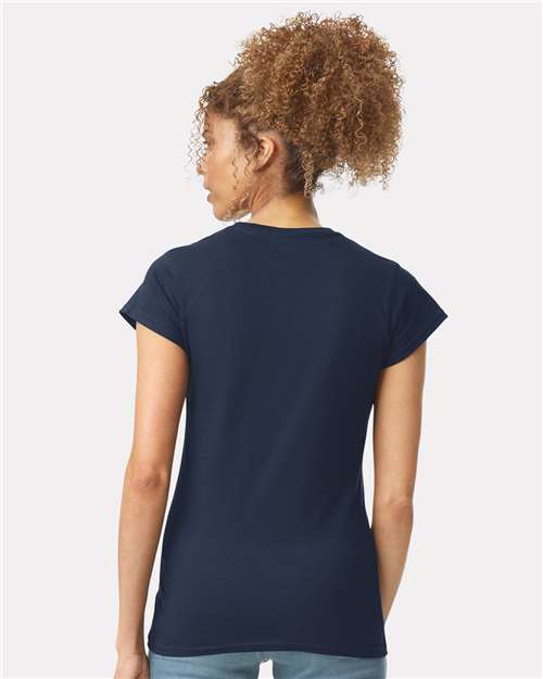 Gildan 64000L Women's Softstyle? T-Shirt - Back view