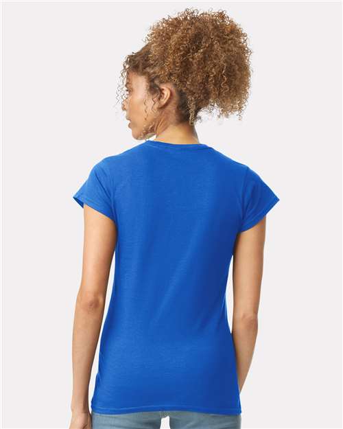 Gildan 64000L Women's Softstyle? T-Shirt - Back view