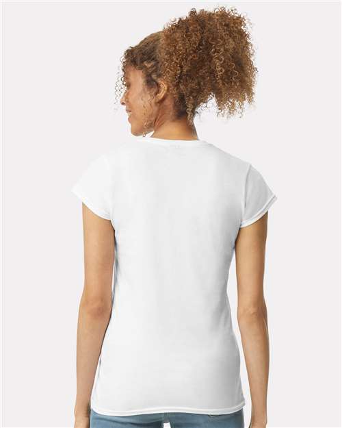 Gildan 64000L Women's Softstyle? T-Shirt - Back view