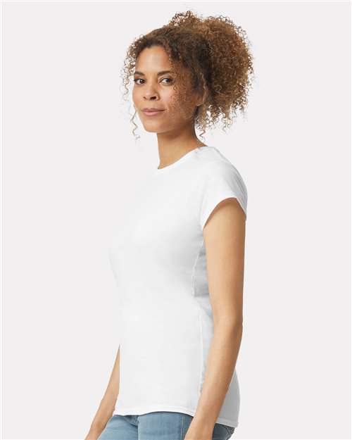 Gildan 64000L Women's Softstyle? T-Shirt - Side view