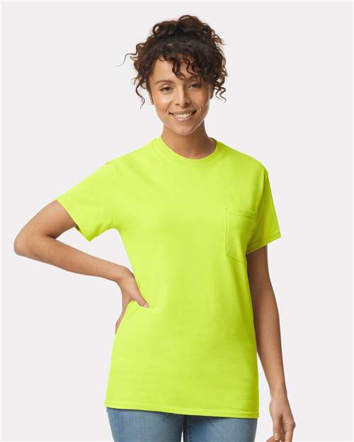 Gildan 2300 Unisex Mineral Wash Long Sleeve T-Shirt - Front view