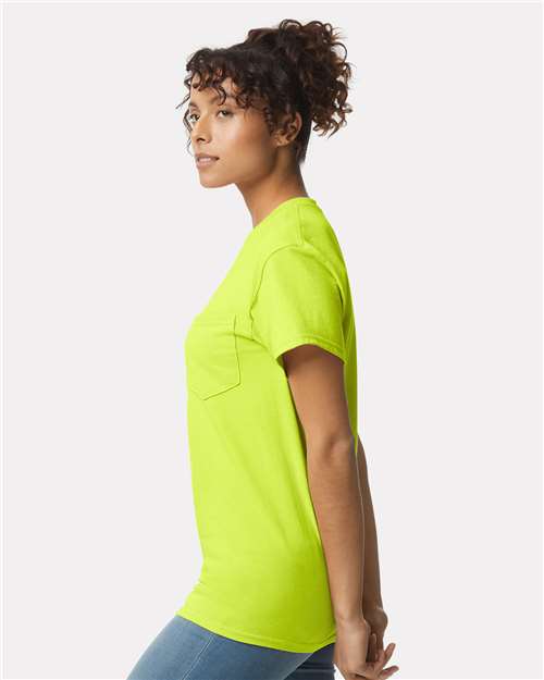 Gildan 2300 Unisex Mineral Wash Long Sleeve T-Shirt - Side view