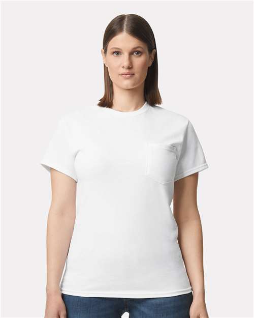Gildan 2300 Unisex Mineral Wash Long Sleeve T-Shirt - Front view