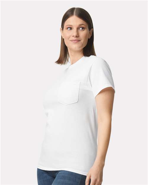Gildan 2300 Unisex Mineral Wash Long Sleeve T-Shirt - Side view
