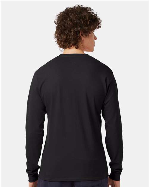 Champion CC8C Unisex Long Sleeve T-Shirt - Back view