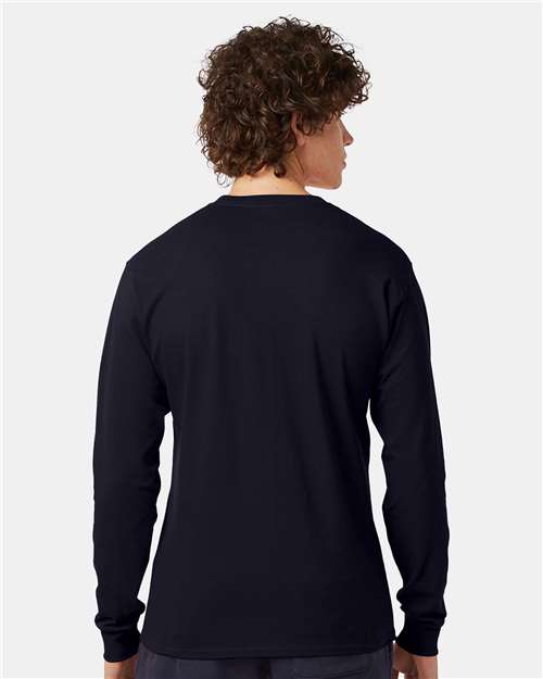 Champion CC8C Unisex Long Sleeve T-Shirt - Back view