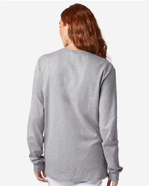 Champion CC8C Unisex Long Sleeve T-Shirt - Back view