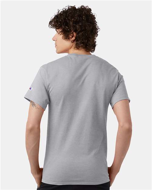 Champion T425 Unisex Classic T-Shirt - Back view