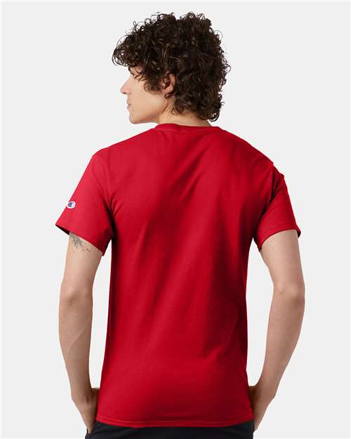 Champion T425 Unisex Classic T-Shirt - Back view