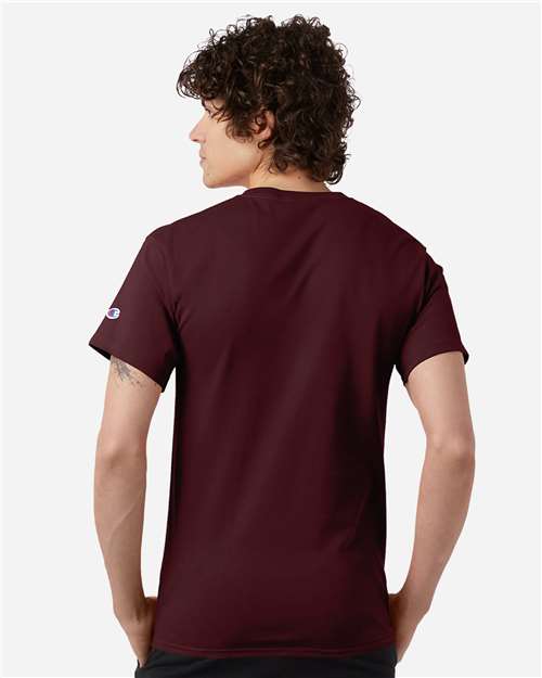 Champion T425 Unisex Classic T-Shirt - Back view