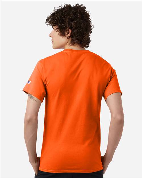 Champion T425 Unisex Classic T-Shirt - Back view