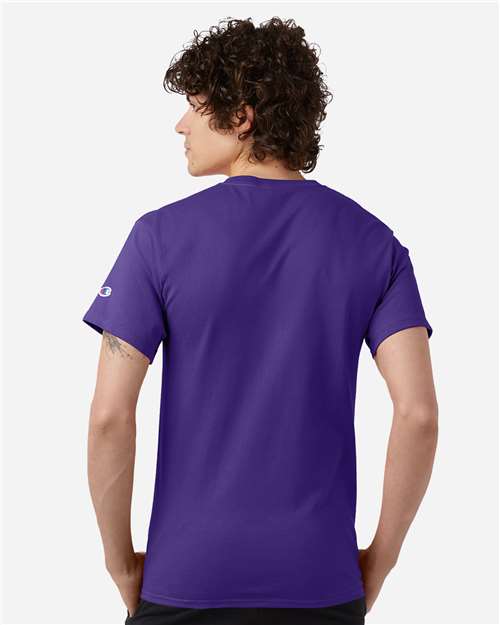 Champion T425 Unisex Classic T-Shirt - Back view