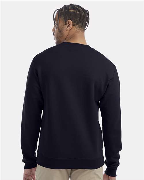 Champion S600 Unisex Powerblend? Crewneck Sweatshirt - Back view