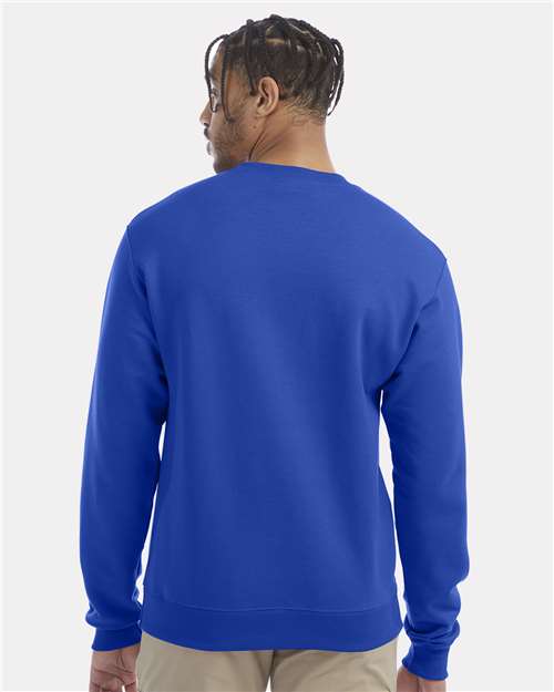 Champion S600 Unisex Powerblend? Crewneck Sweatshirt - Back view