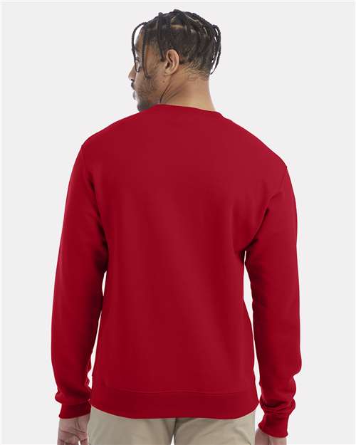 Champion S600 Unisex Powerblend? Crewneck Sweatshirt - Back view