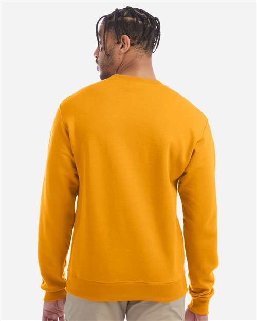 Champion S600 Unisex Powerblend? Crewneck Sweatshirt - Back view