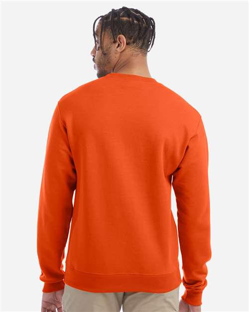 Champion S600 Unisex Powerblend? Crewneck Sweatshirt - Back view