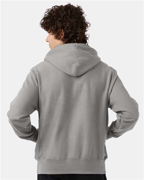 Champion S101 Unisex Reverse Weave? Hooded Sweatshirt - Back view