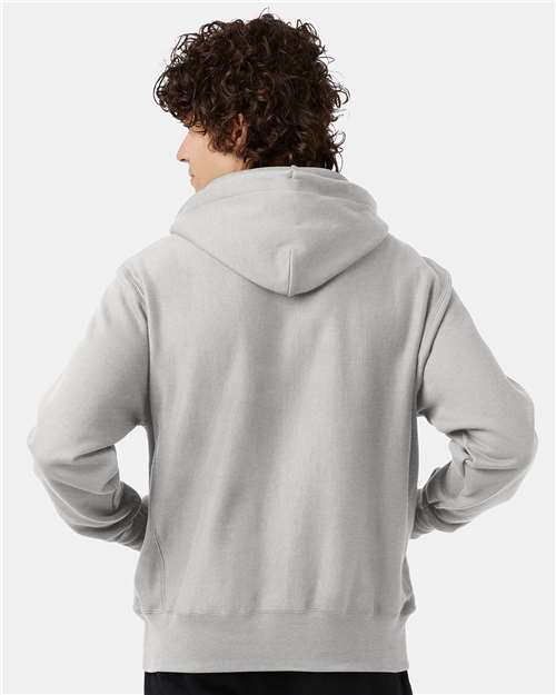 Champion S101 Unisex Reverse Weave? Hooded Sweatshirt - Back view