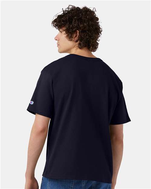 Champion T105 Unisex Heritage Jersey T-Shirt - Back view