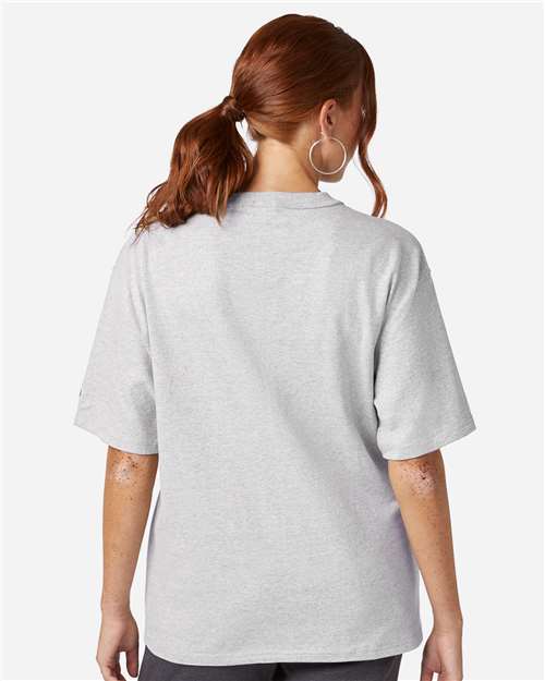 Champion T105 Unisex Heritage Jersey T-Shirt - Back view