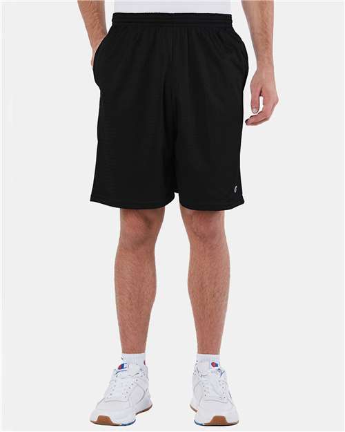 Champion S162 Men's Polyester Mesh 9" Shorts with Pockets