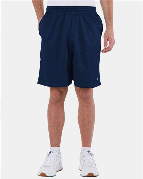Champion S162 Men's Polyester Mesh 9" Shorts with Pockets