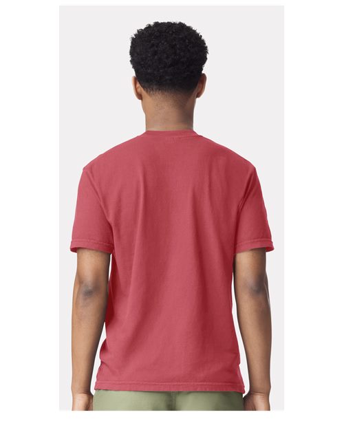 Comfort Colors 1717 Unisex Garment-Dyed Heavyweight T-Shirt - Back view