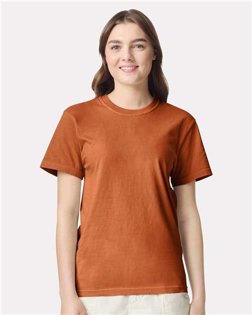 Comfort Colors 1717 Unisex Garment-Dyed Heavyweight T-Shirt - Front view