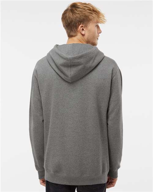 Independent Trading Co. IND4000Z Unisex Heavyweight Full-Zip Hooded Sweatshirt - Back view