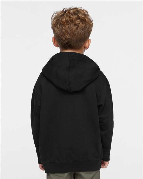 Rabbit Skins 3346 Toddler Full-Zip Fleece Hoodie Sweatshirt - Back view