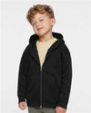 Rabbit Skins 3346 Toddler Full-Zip Fleece Hoodie Sweatshirt - Front view