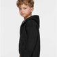 Rabbit Skins 3346 Toddler Full-Zip Fleece Hoodie Sweatshirt - Side view